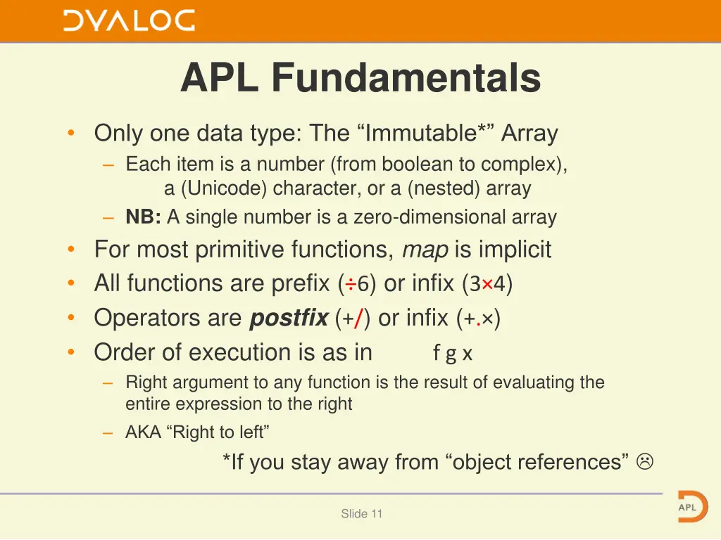 apl fundamentals