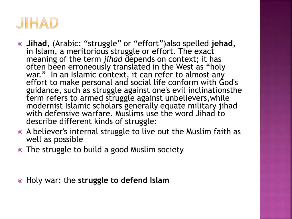 jihad