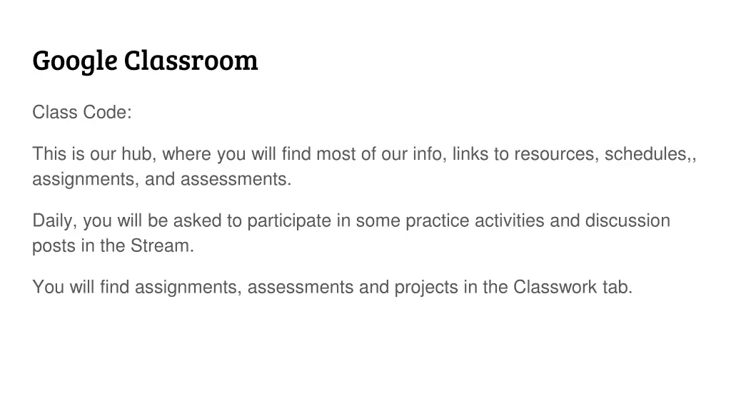 google classroom