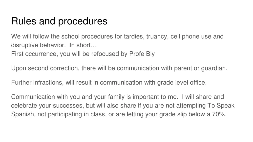 rules and procedures 1