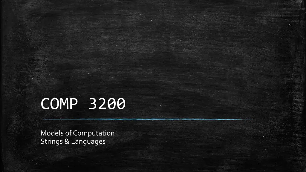 comp 3200