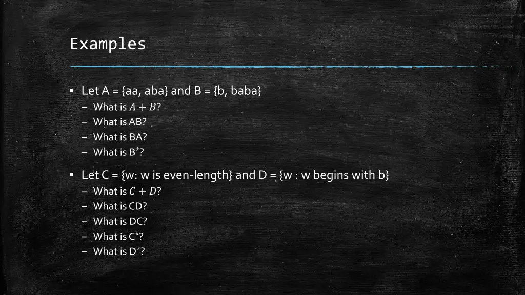 examples