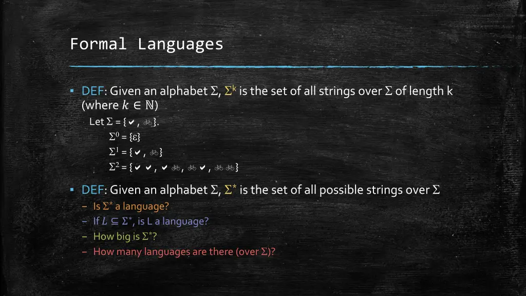 formal languages 1