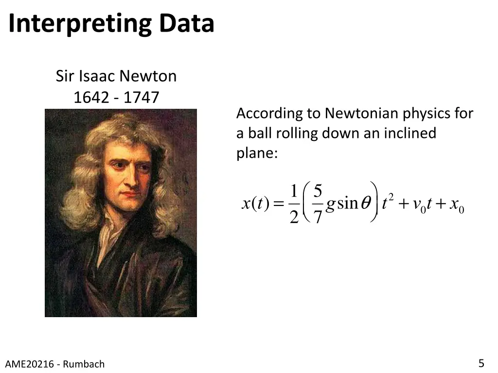 interpreting data
