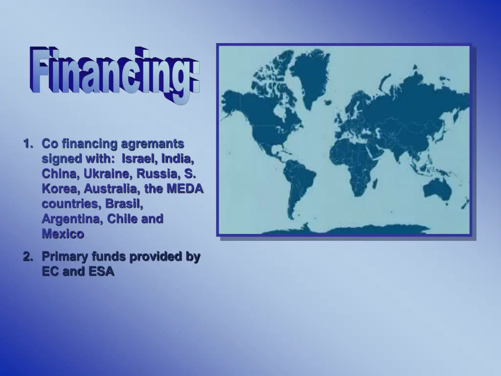 1 co financing agremants signed with israel india