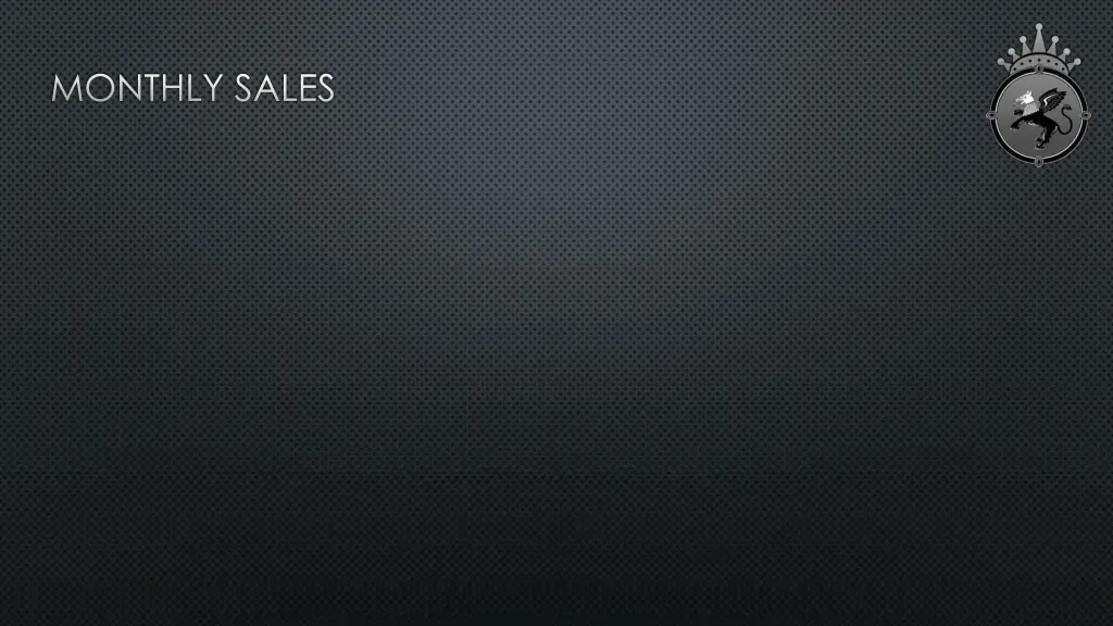 monthly sales