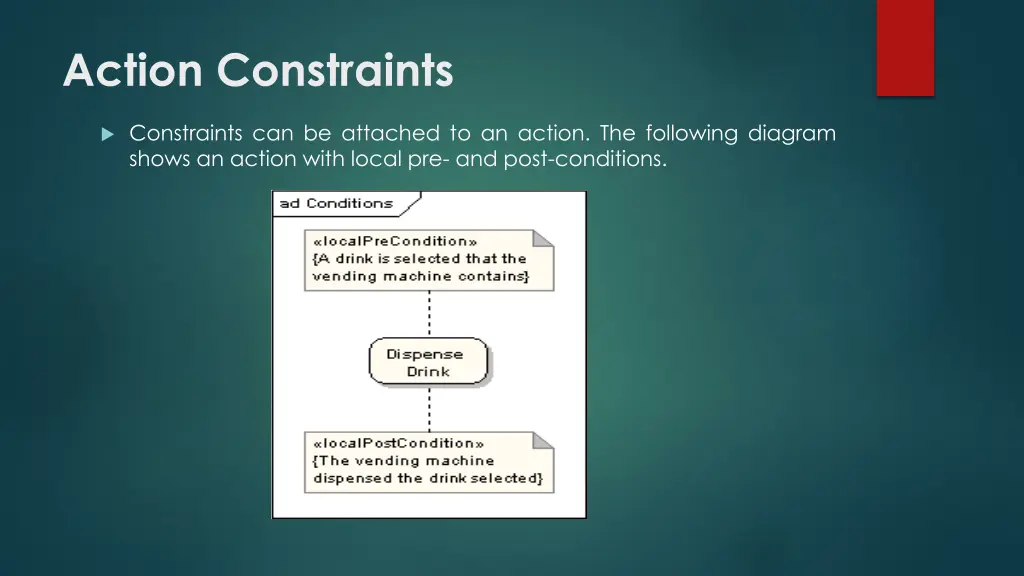 action constraints