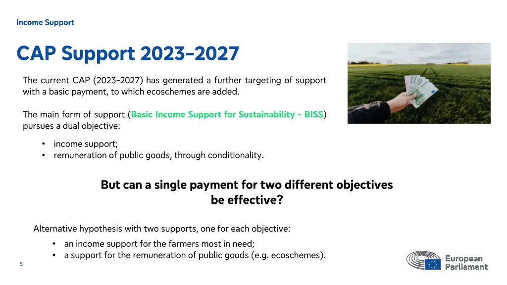income support 1