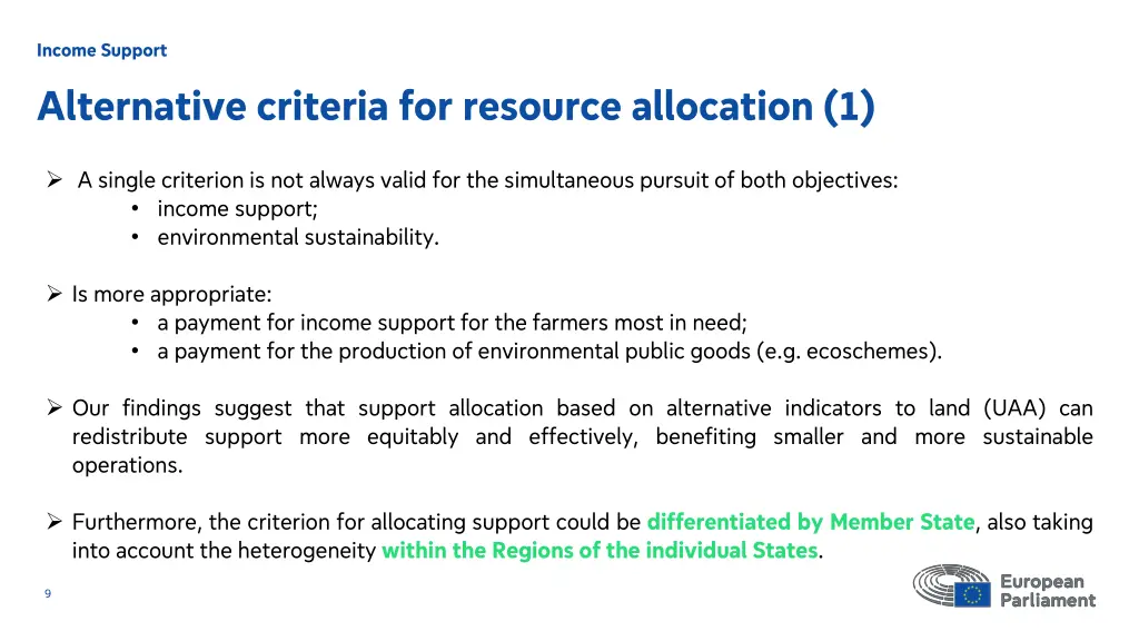 income support 5