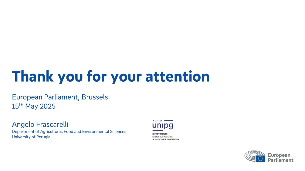 thank you for your attention