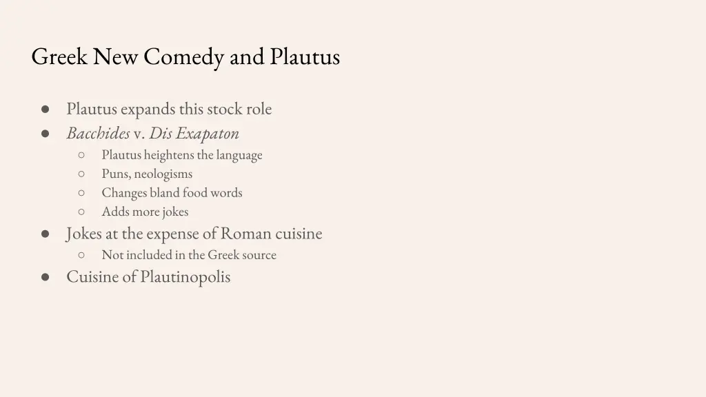 greek new comedy and plautus