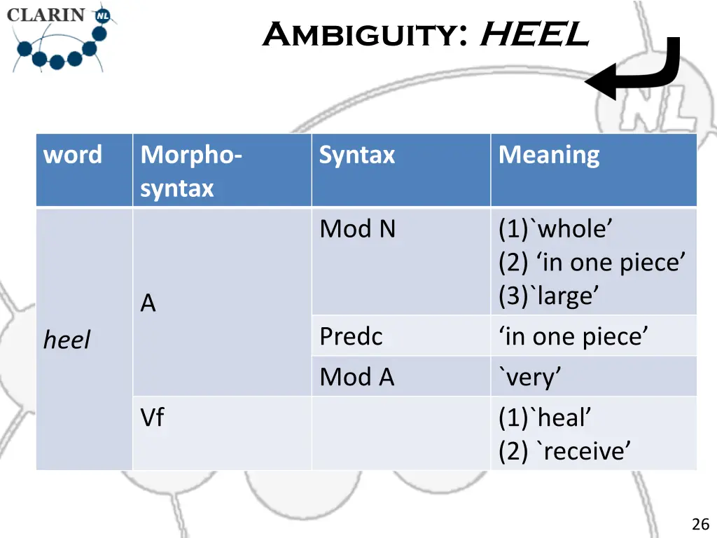ambiguity heel