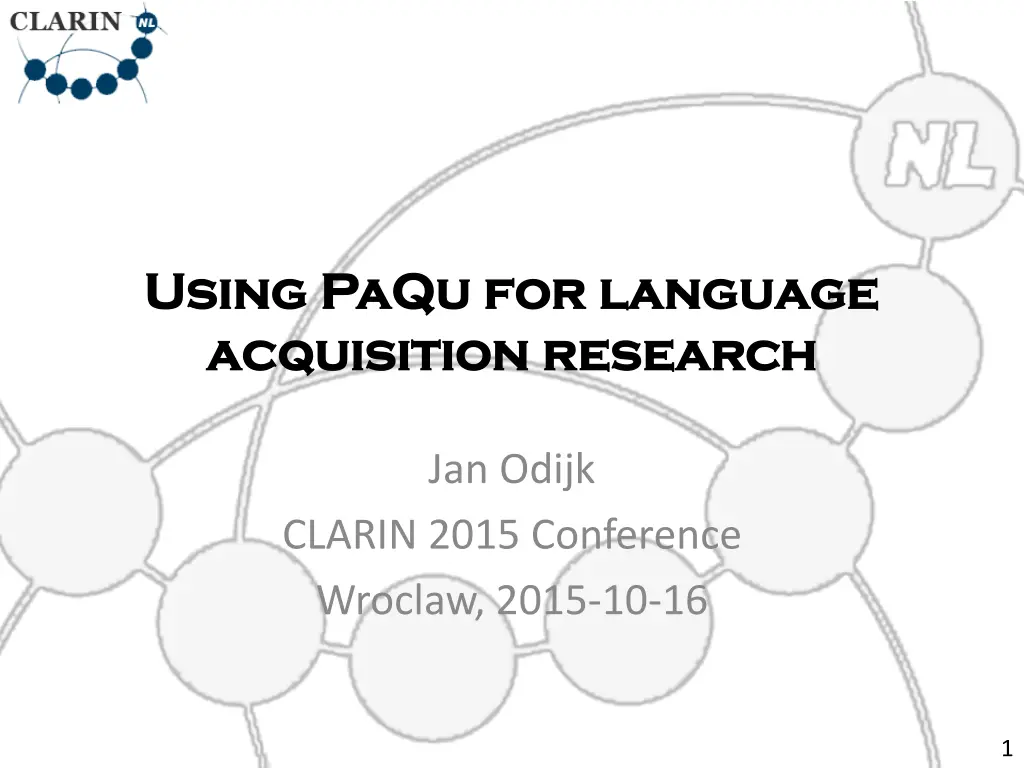 using using paqu acquisition research acquisition
