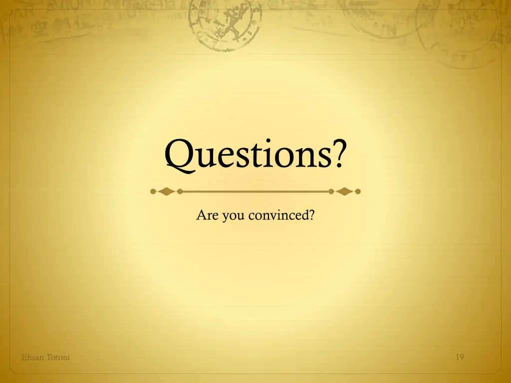 questions