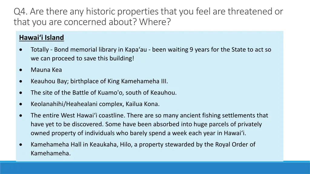 q4 are there any historic properties that