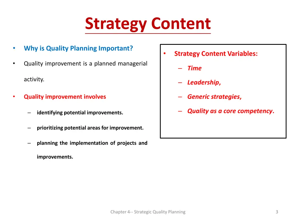 strategy content