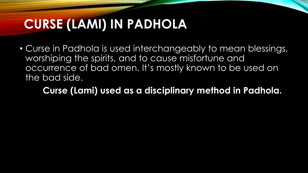 curse lami in padhola