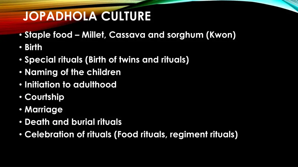 jopadhola culture