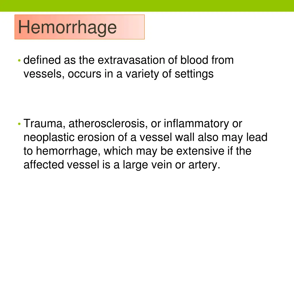 hemorrhage