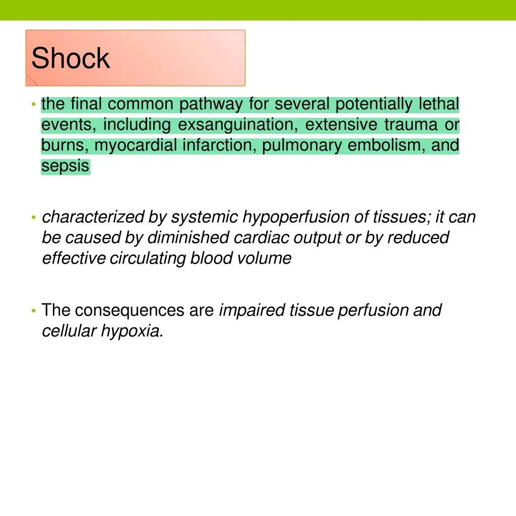 shock