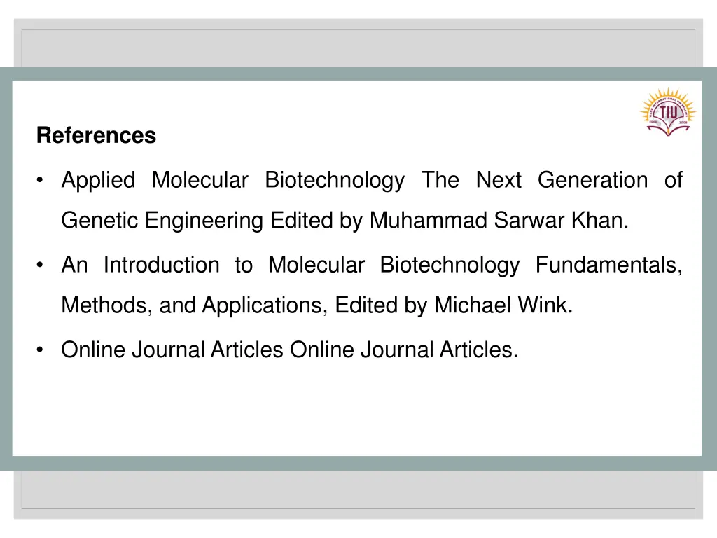 references