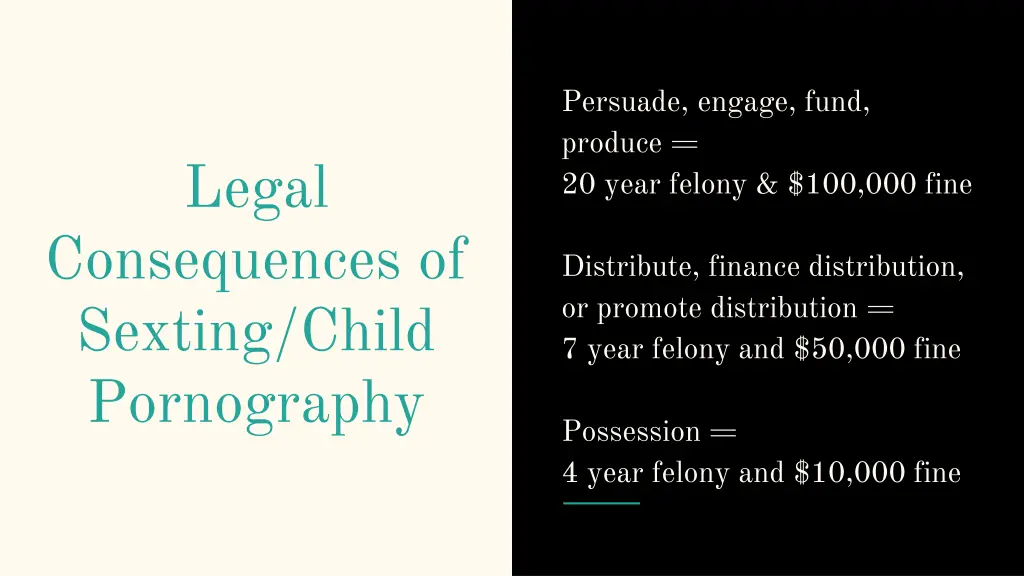 persuade engage fund produce 20 year felony