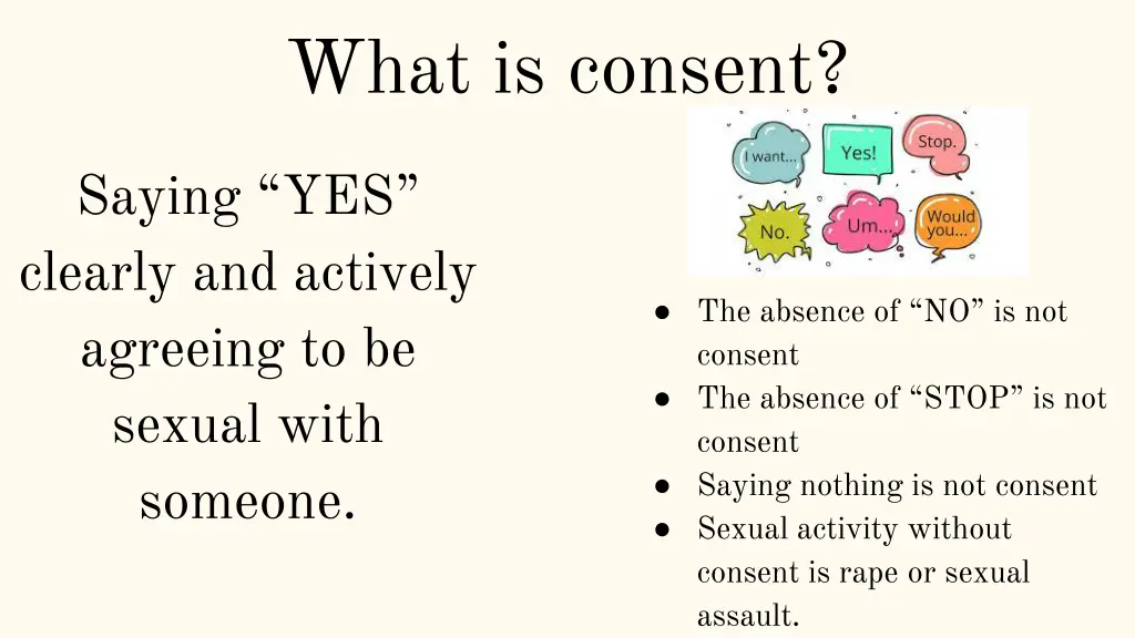 what is consent