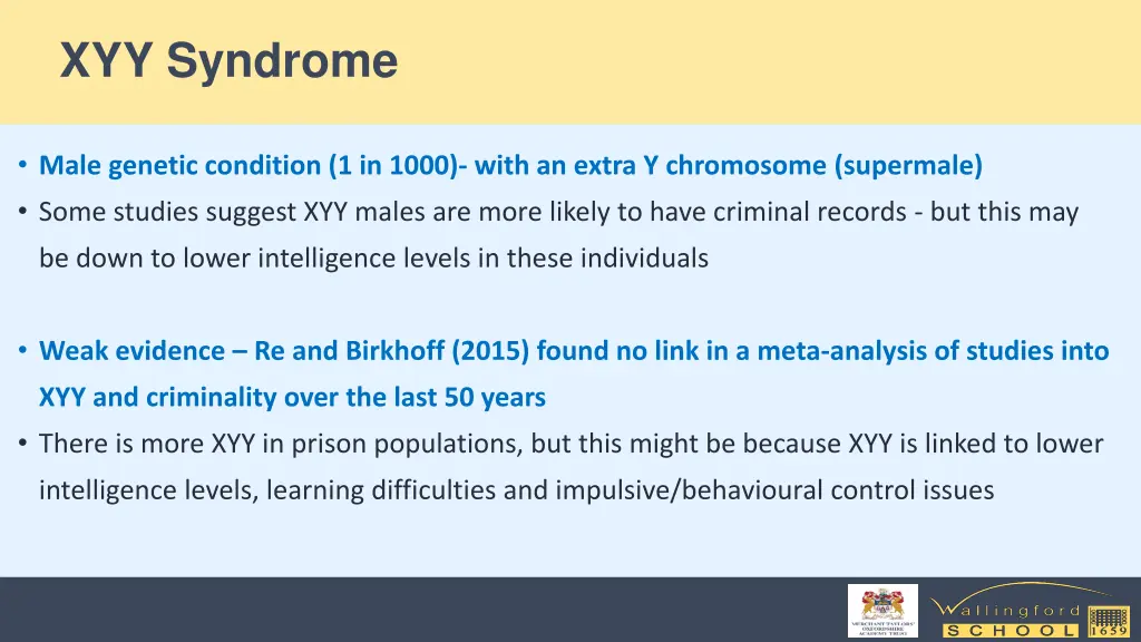 xyy syndrome