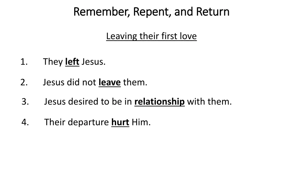 remember repent and return remember repent