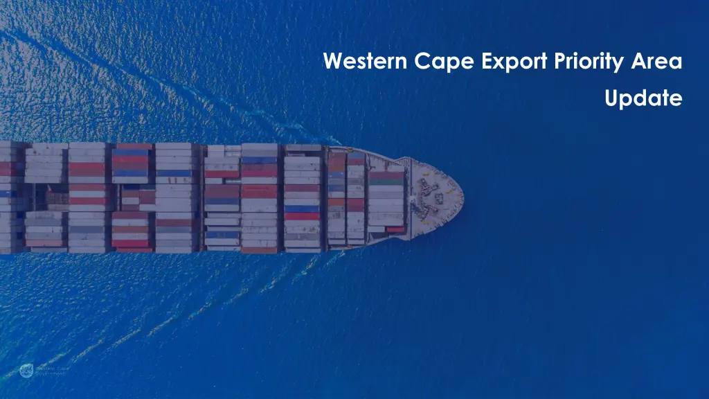 western cape export priority area