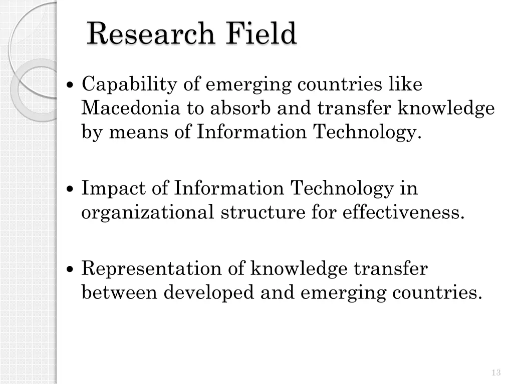 research field