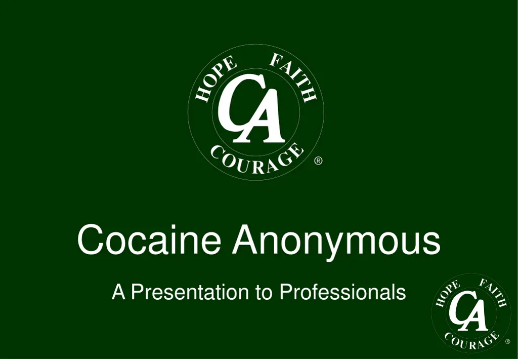cocaine anonymous