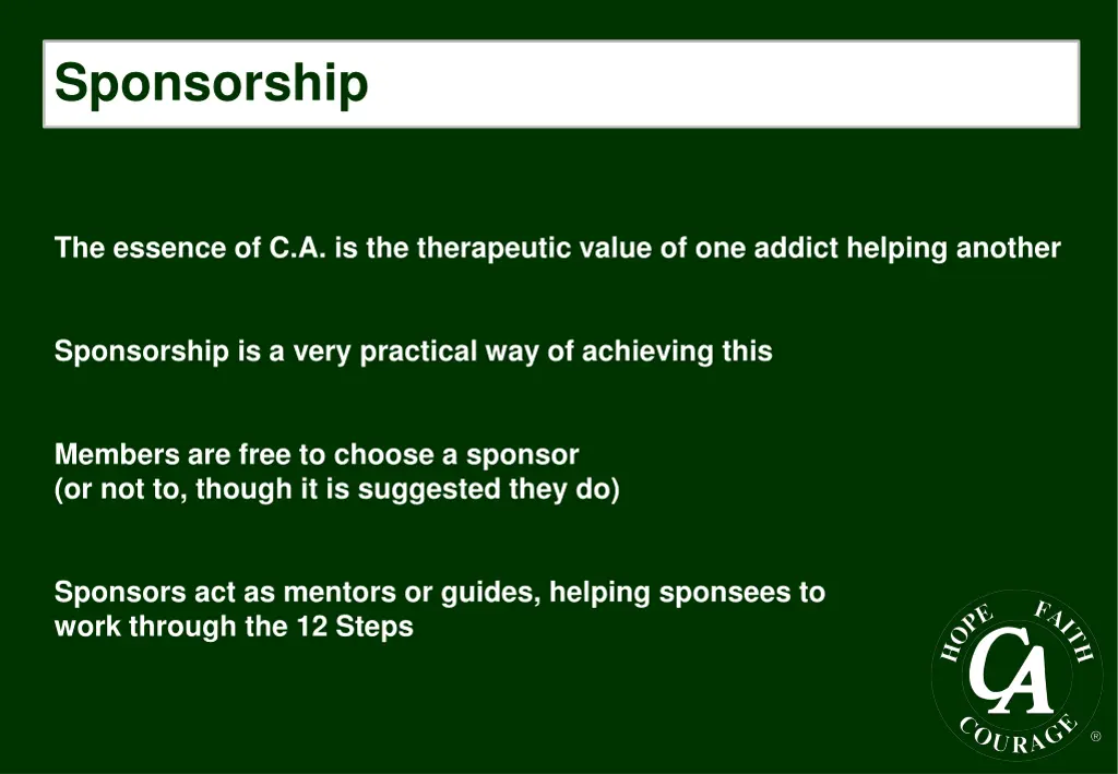 sponsorship