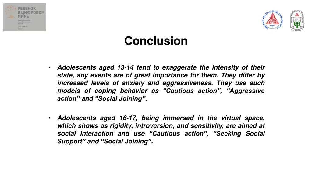 conclusion