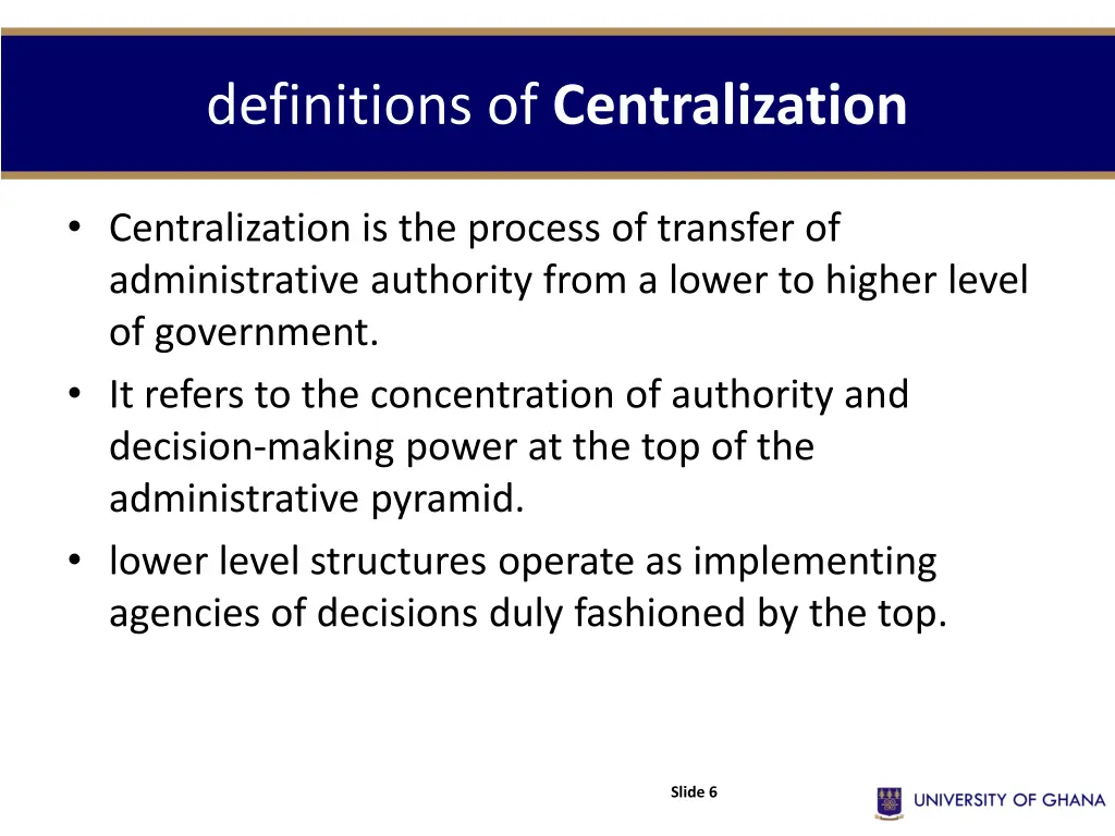 definitions of centralization