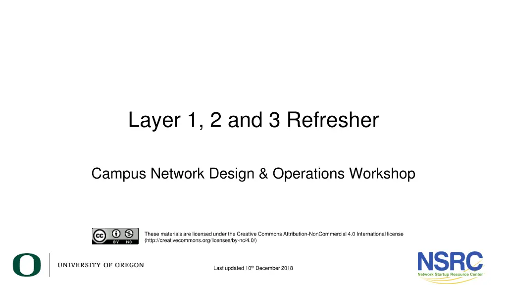 layer 1 2 and 3 refresher