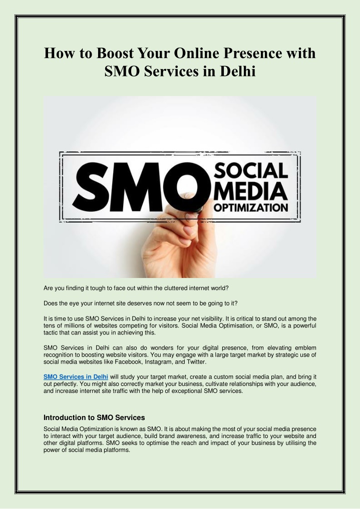 how to boost your online presence with