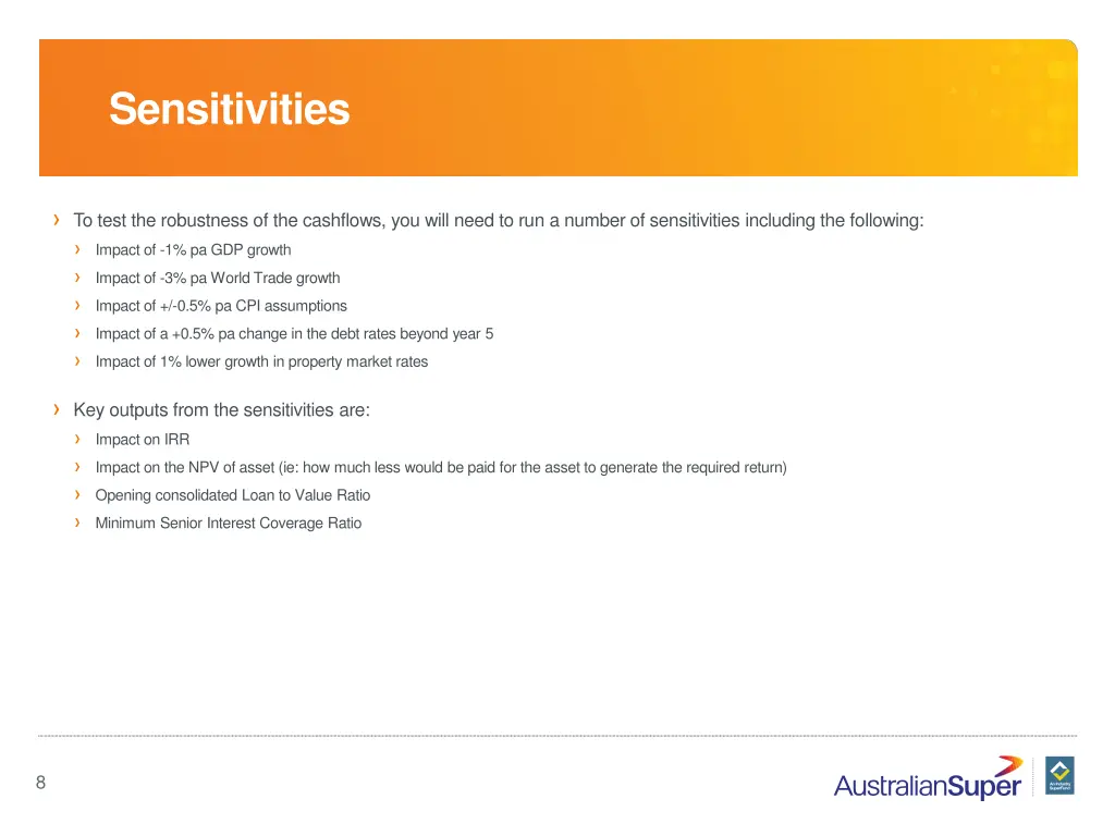 sensitivities