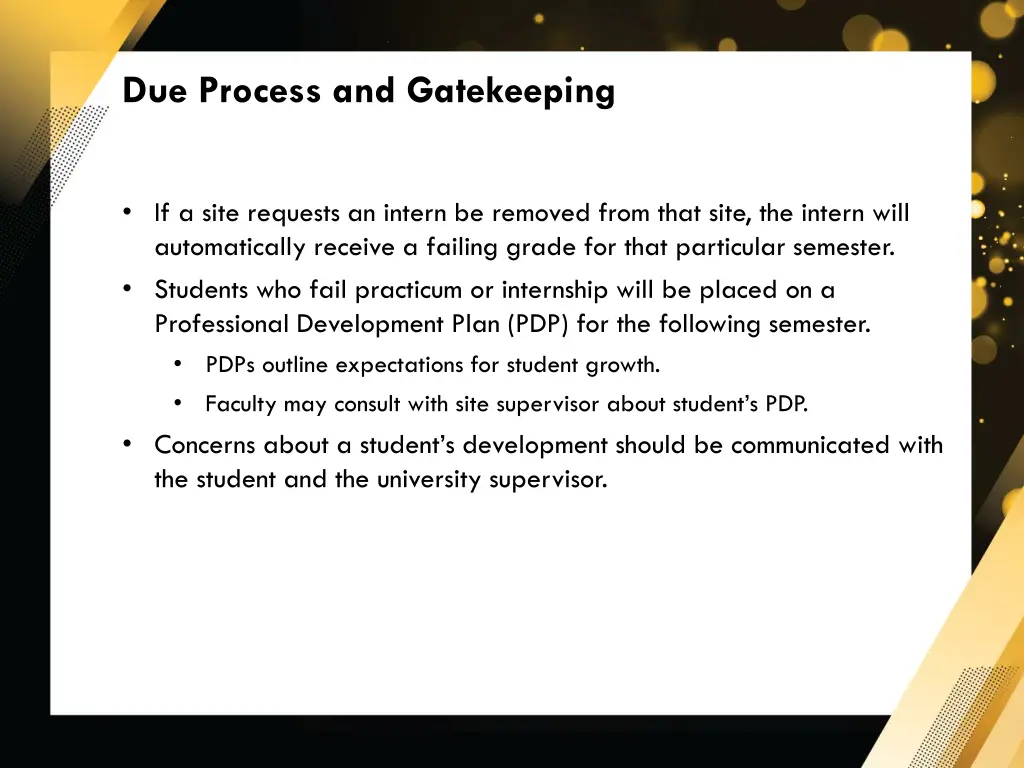 due process and gatekeeping 1