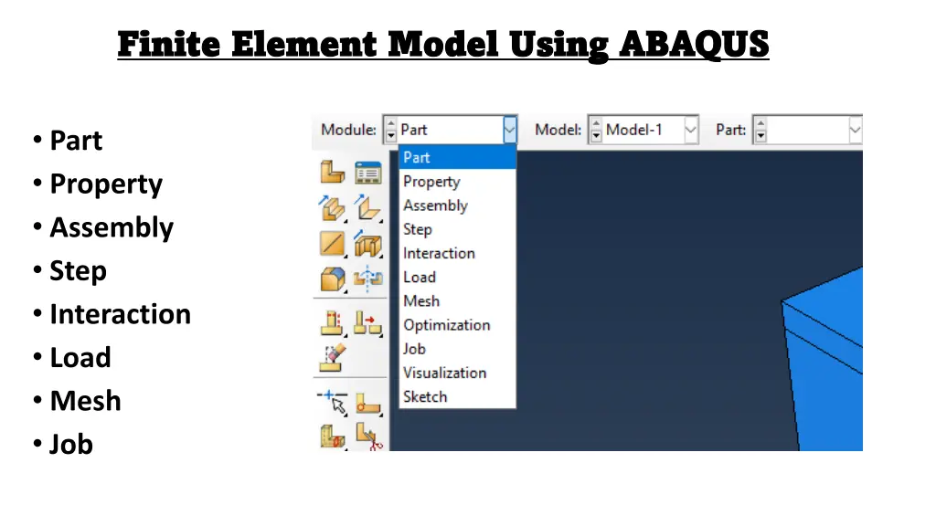 finite finite element model element model using