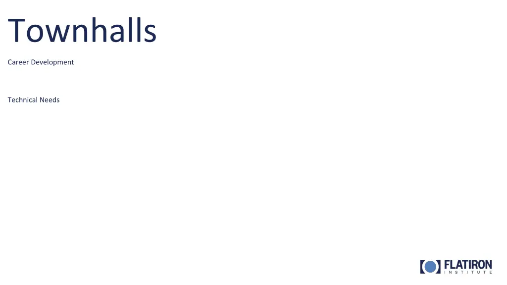 townhalls
