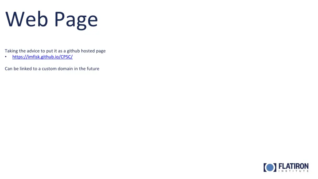 web page