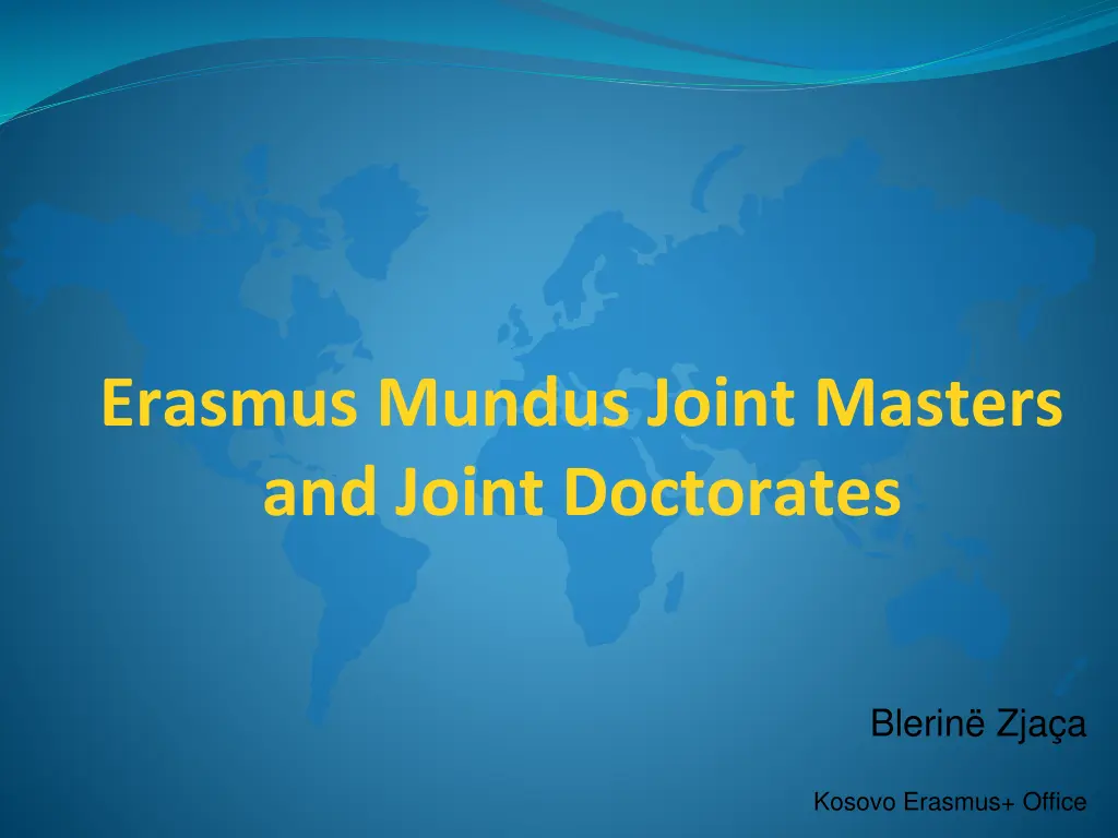 erasmus mundus joint masters and joint doctorates