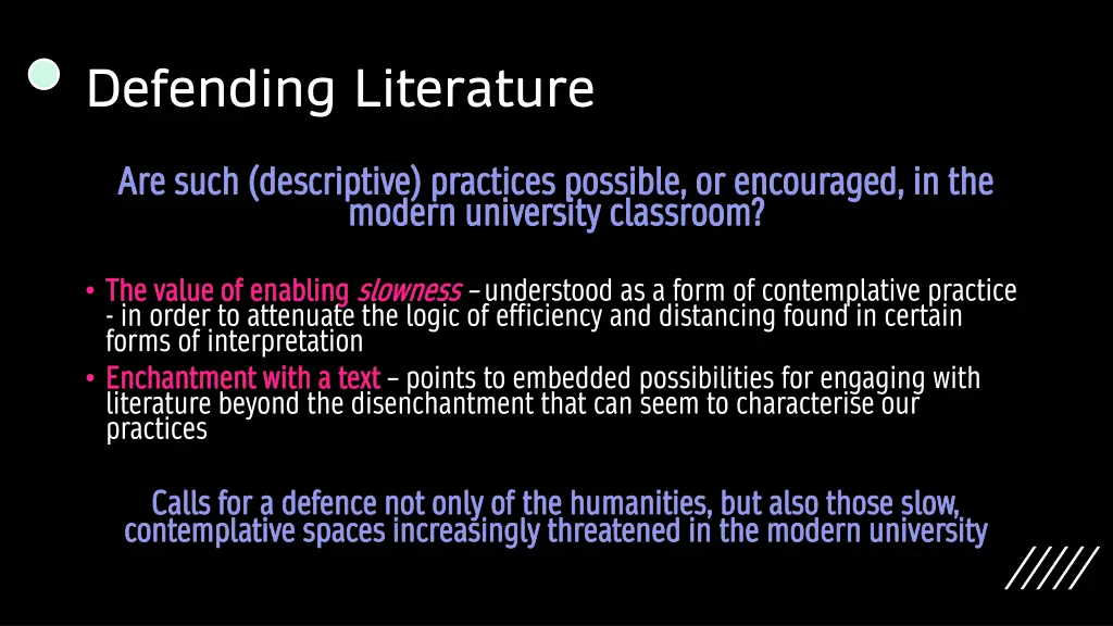 defending literature 2