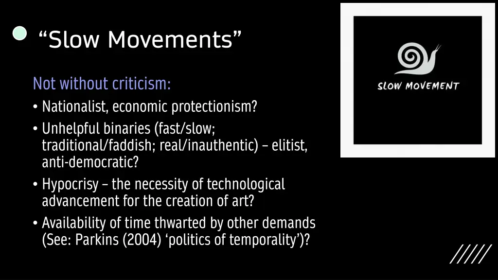 slow movements 1