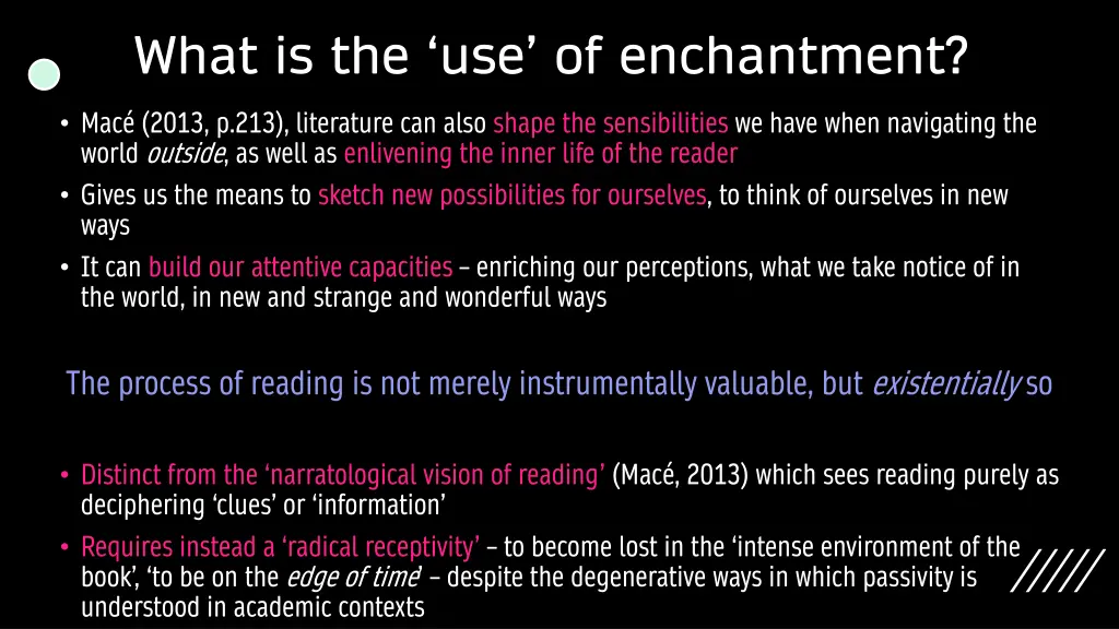 what is the use of enchantment mac 2013