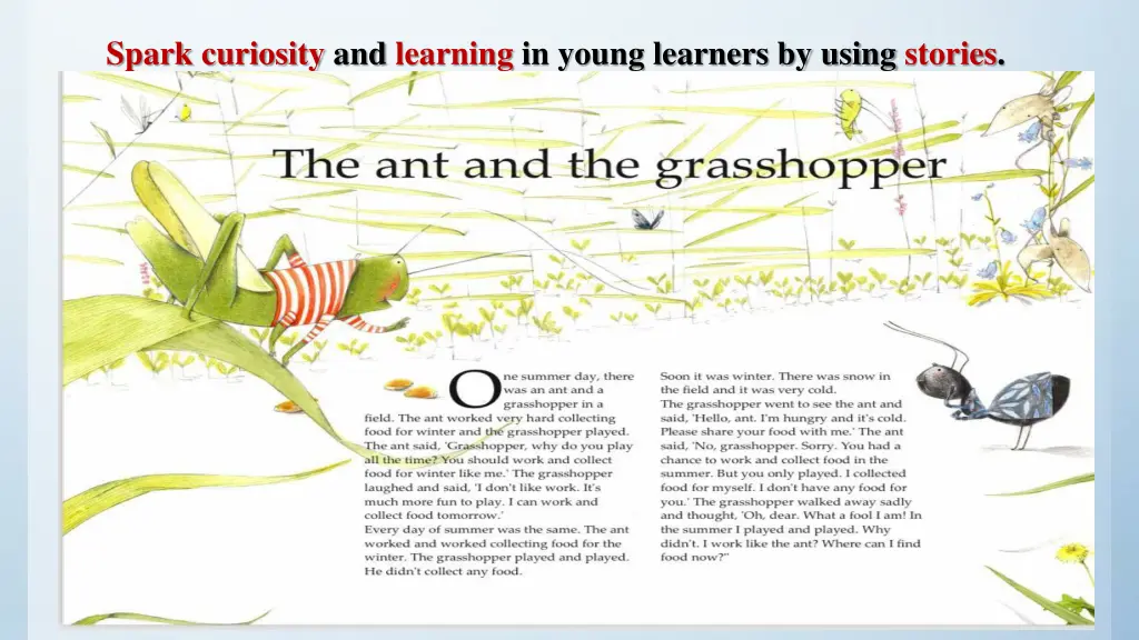 spark curiosity and learning in young learners