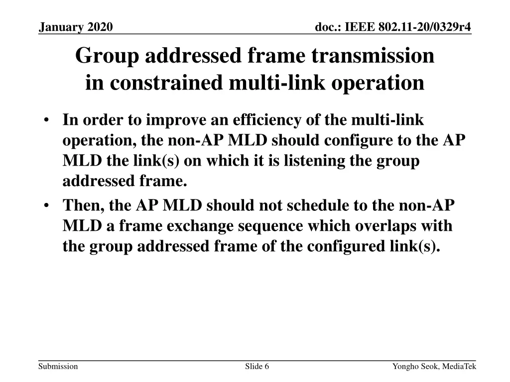 january 2020 group addressed frame transmission 2