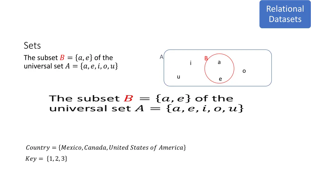 relational datasets 2