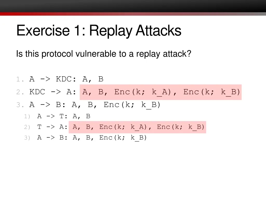exercise 1 replay attacks 1